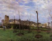 阿尔弗莱德 西斯莱 : View of Montmartre from the Cite des Fleurs